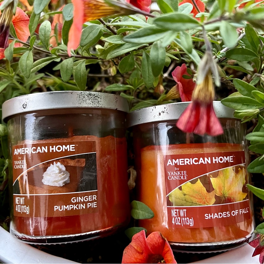 AMERICAN HOME YANKEE CANDLE DUO FALL SCENTED CANDLES - Picture 2 of 6